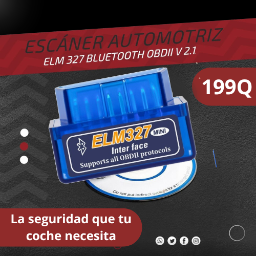 Mini Lector ELM 327 para Diagnosis Coche multimarca