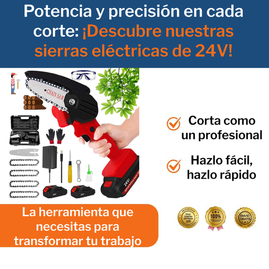 Sierra Eléctrica de 24 voltios