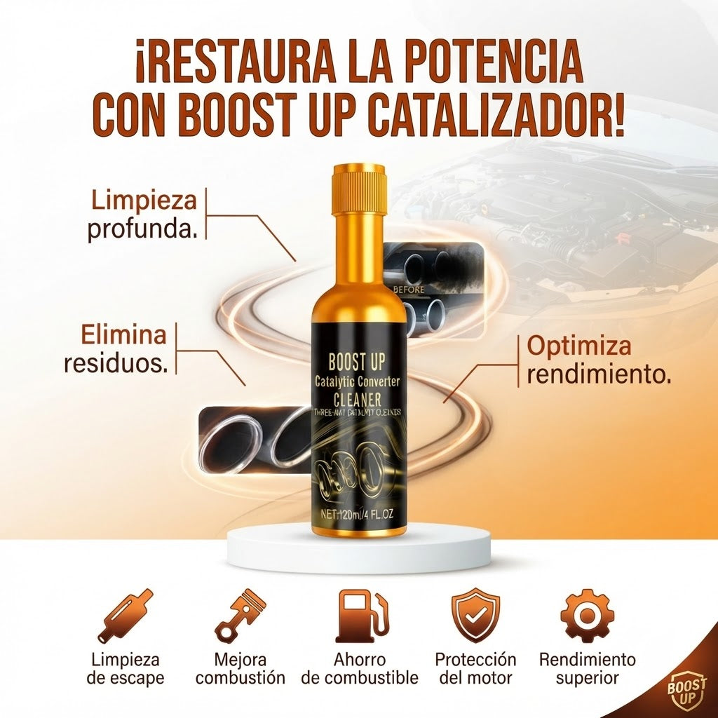 Limpiador De Catalizador Boost Up | Elimina los Residuos de tu Motor