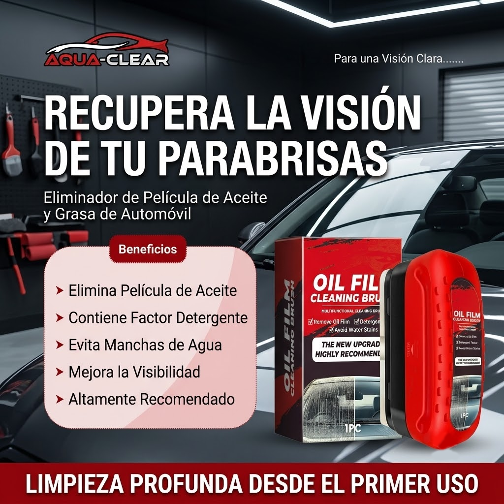 Oil Firlm: Limpiador de Parabrisas para Coches