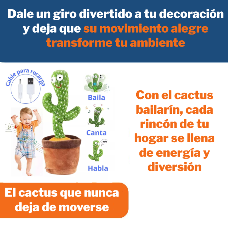 Juguete de Cactus Bailarín