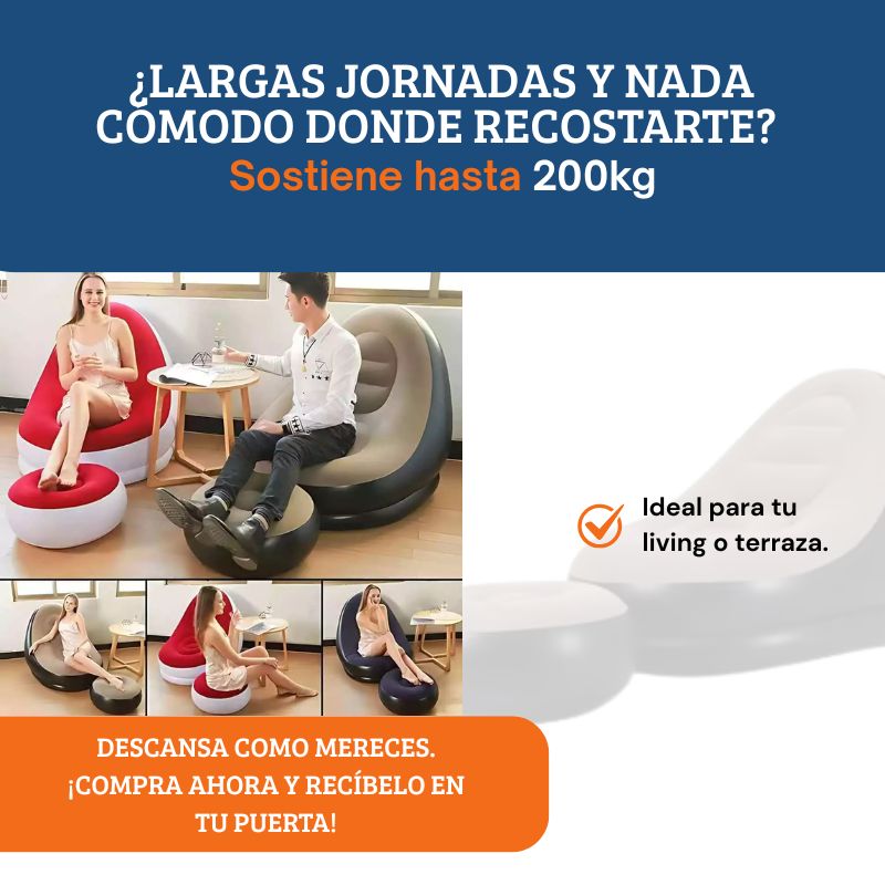 Sofá Inflable 2 en 1