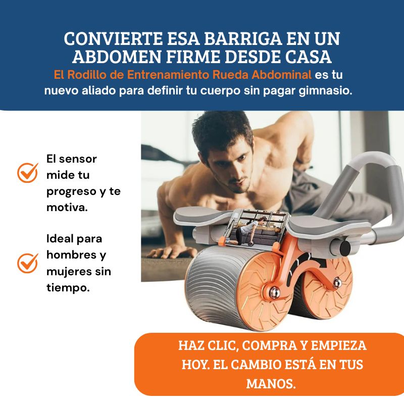 Rueda Abdominal Doble Antirrebote