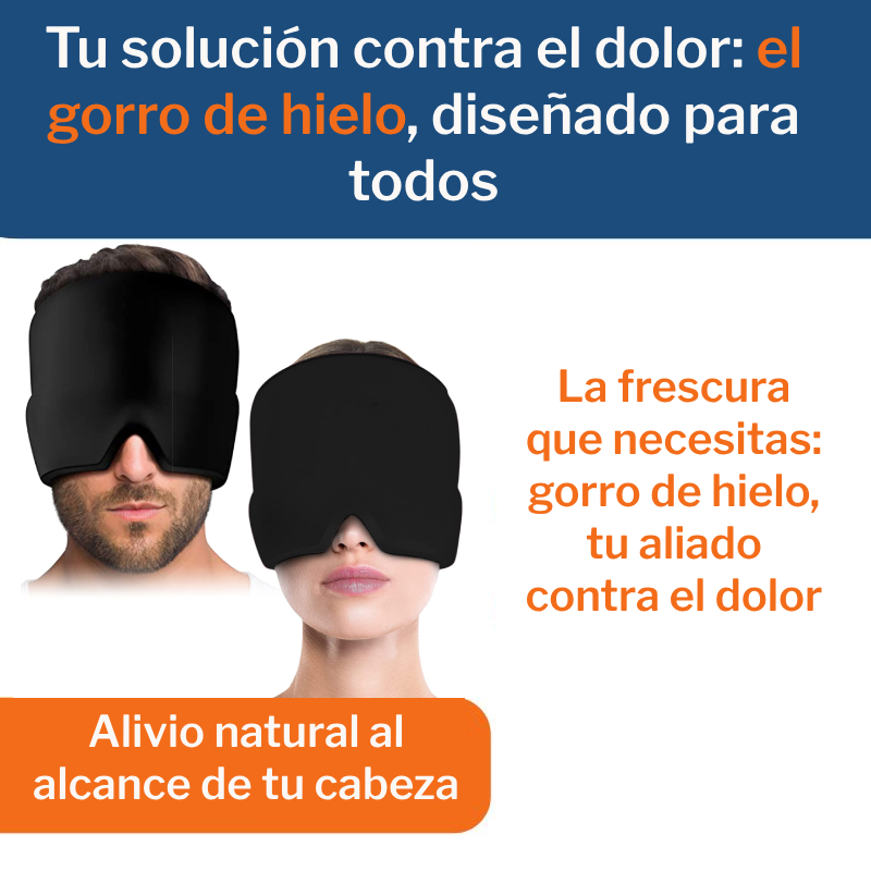 Gorro de hielo para migraña