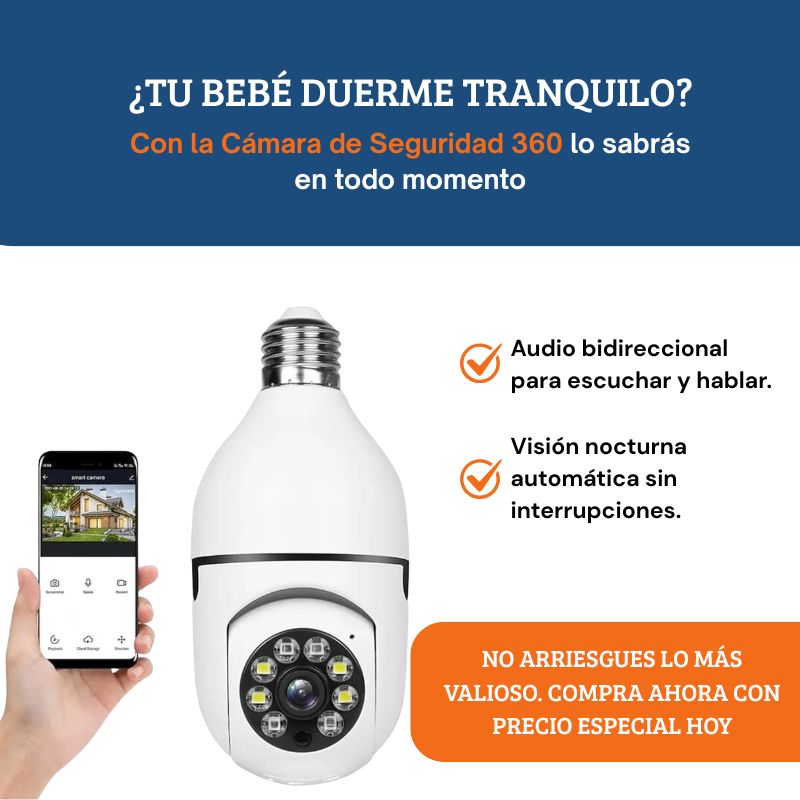 Cámara de seguridad 360