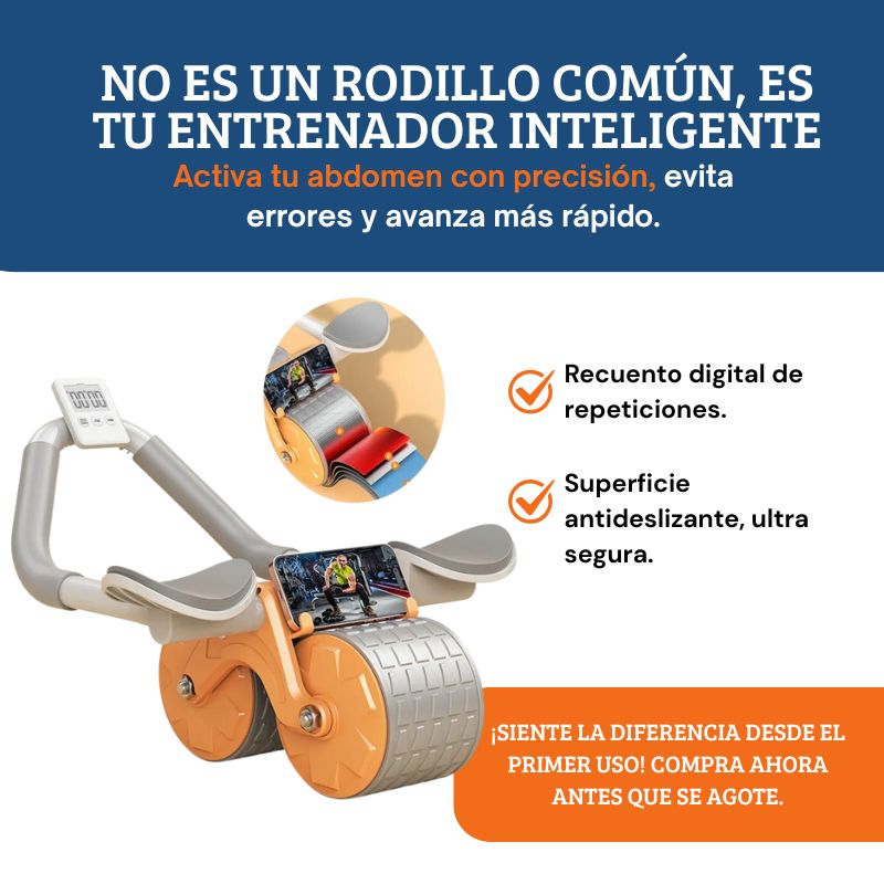 Rueda Abdominal Doble Antirrebote