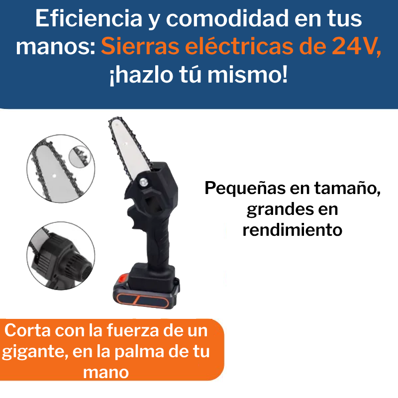 Sierra Eléctrica de 24 voltios