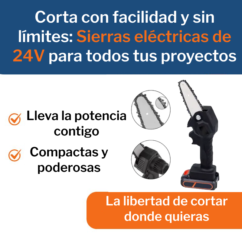 Sierra Eléctrica de 24 voltios