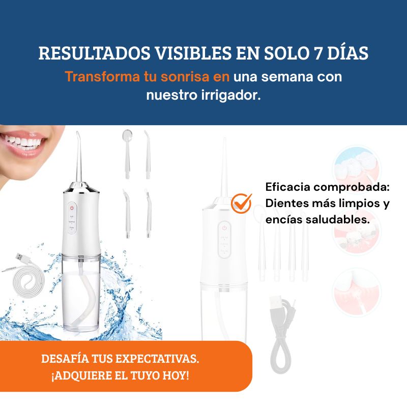 Irrigador Oral Limpiador de Dientes