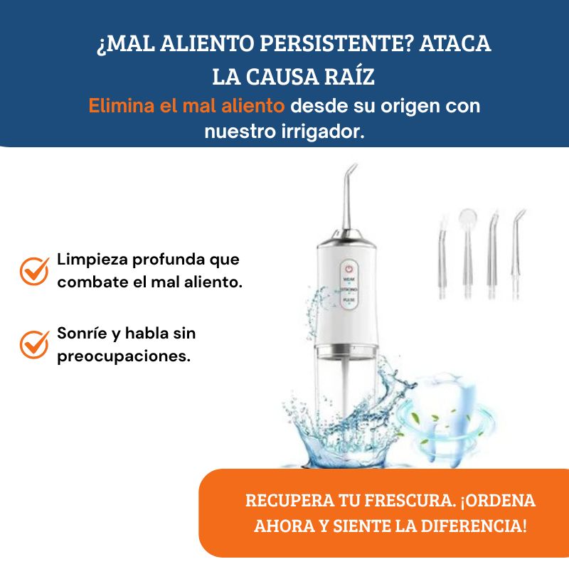 Irrigador Oral Limpiador de Dientes