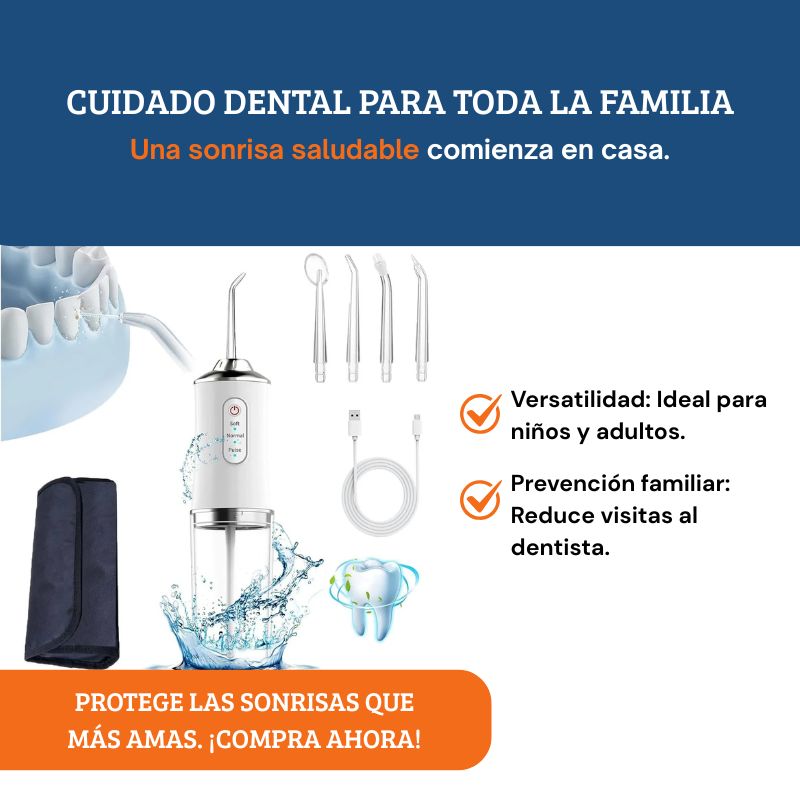 Irrigador Oral Limpiador de Dientes