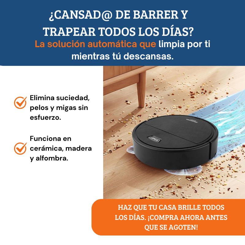 Aspiradora Robot 3 en 1