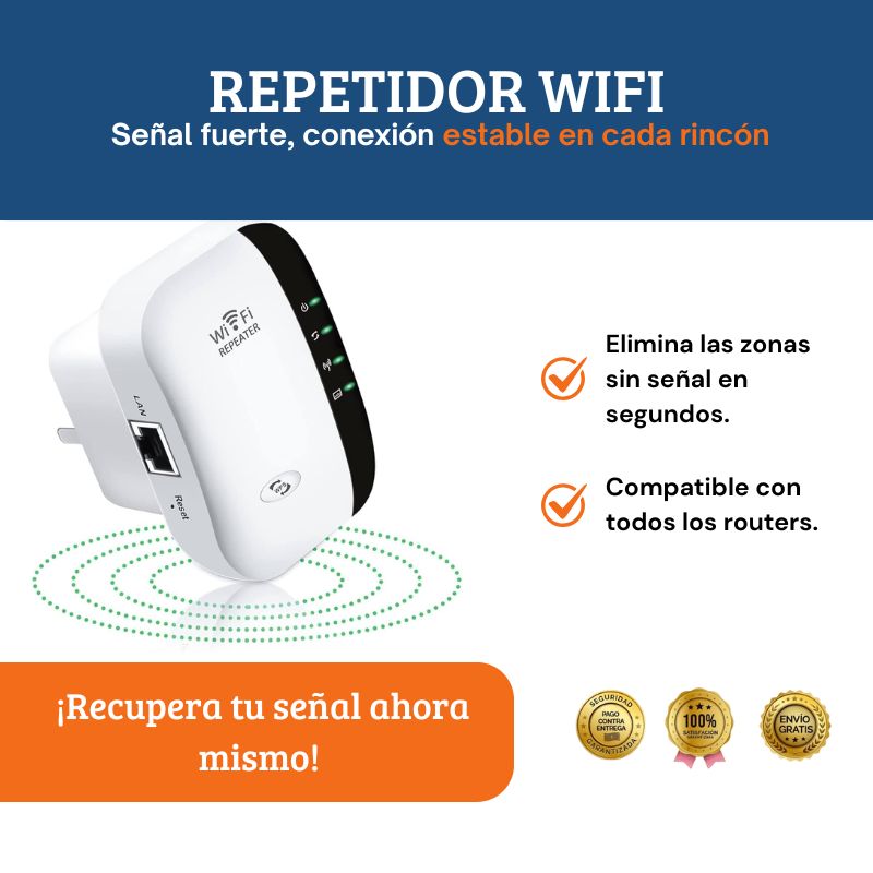 Repetidor WiFi G de 300 Mbps