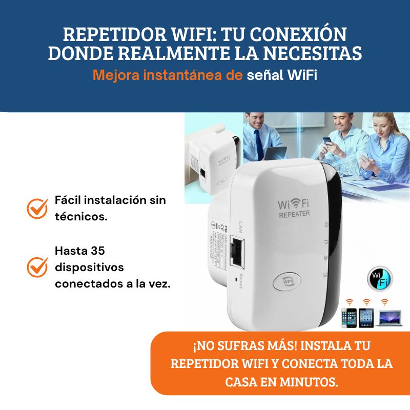 Repetidor WiFi G de 300 Mbps