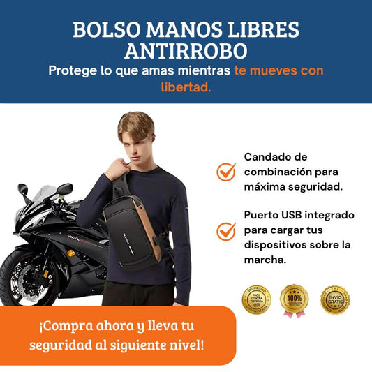 Bolso Manos Libres Antirrobo