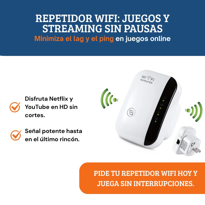Repetidor WiFi G de 300 Mbps