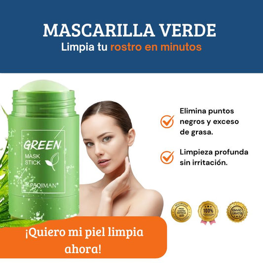Mascarilla Verde Detox