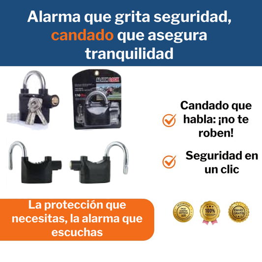 Candado Alarma para Motos