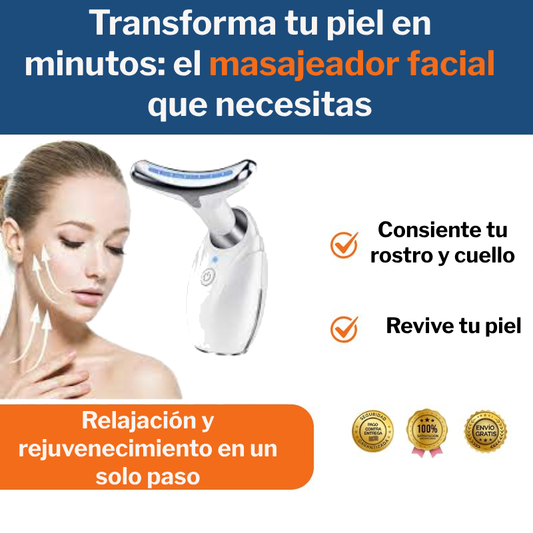 Masajeador Facial para Rostro y Cuello