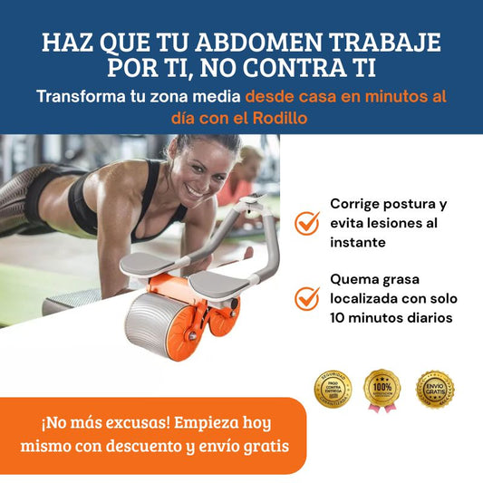 Rueda Abdominal Doble Antirrebote