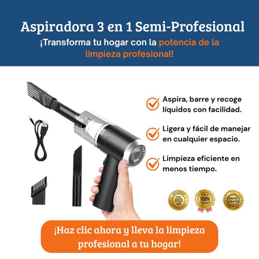 Aspiradora 3 en 1 Semi-Profesional