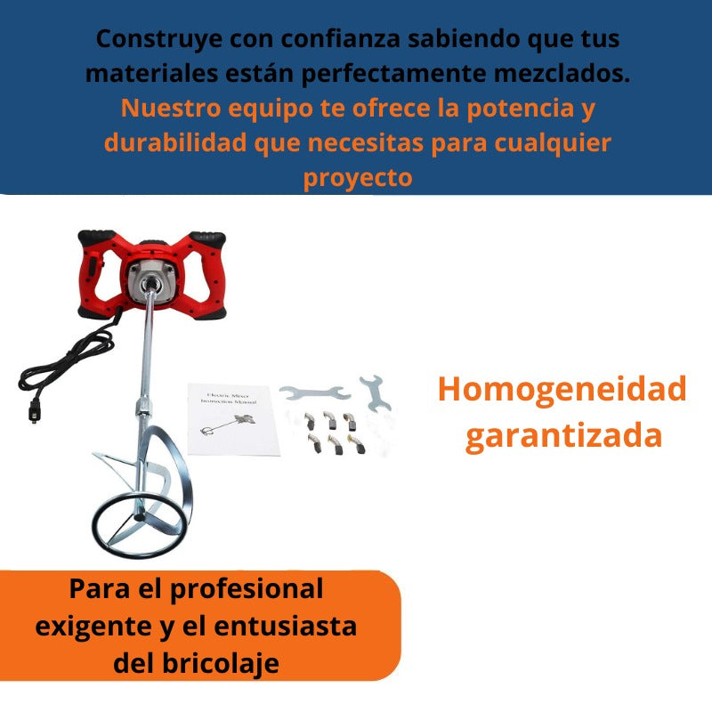 Mezclador Eléctrico para Cemento