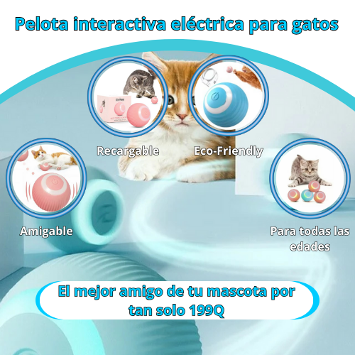 Pelota Interactiva para Gatos