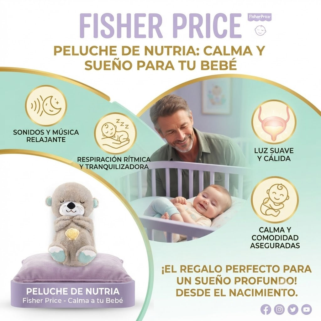 Peluche de Nutria - Fisher Price
