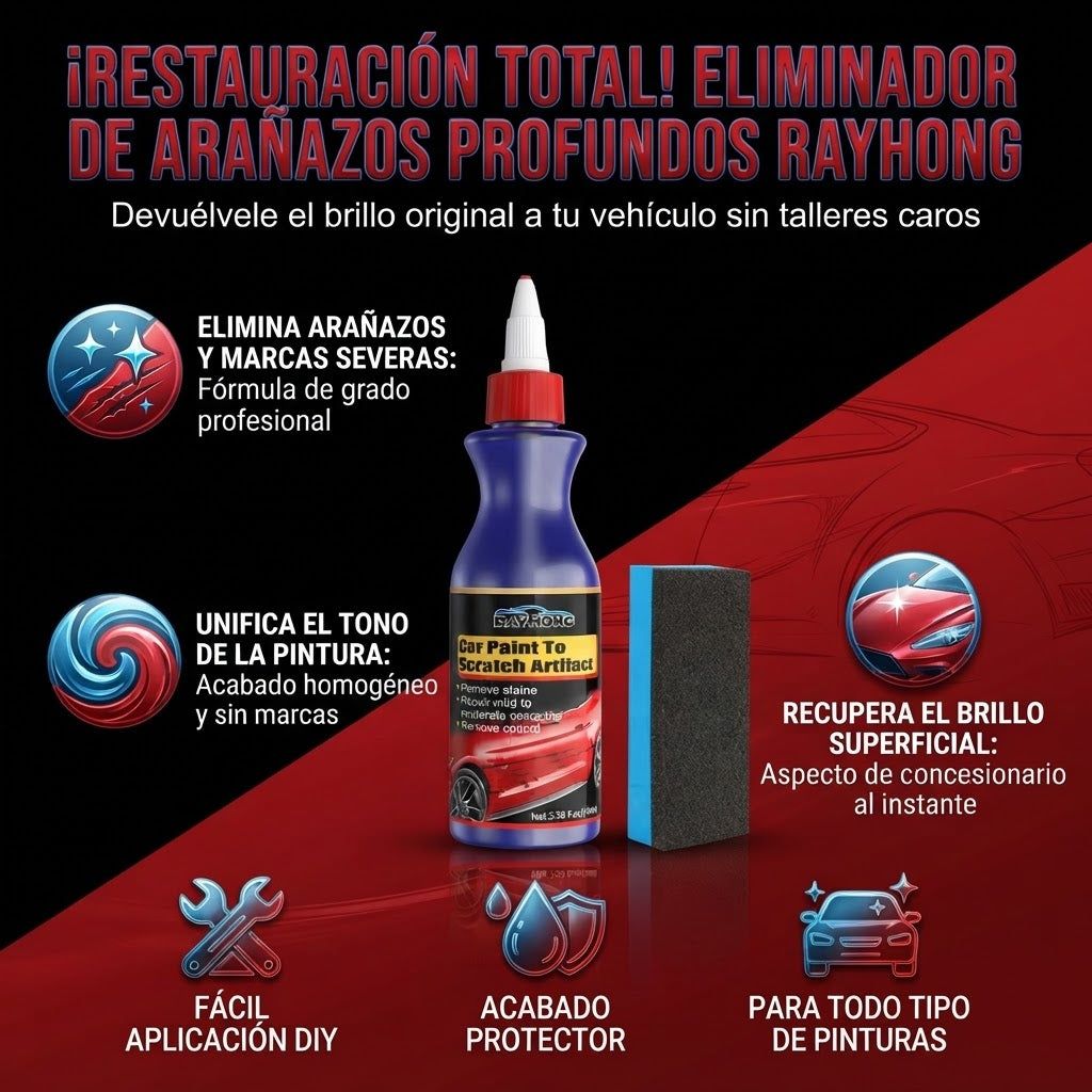 Rayhong - Eliminador de arañazos profundos en la pintura del coche