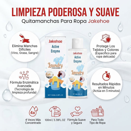 Quitamanchas Para Ropa Jakehoe Limpia Suavemente La Ropa