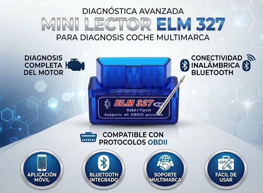 Mini Lector ELM 327 para Diagnosis Coche multimarca