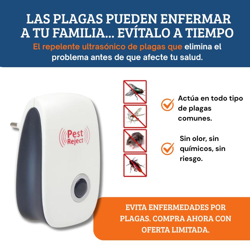 Repelente ultrasónico de plagas