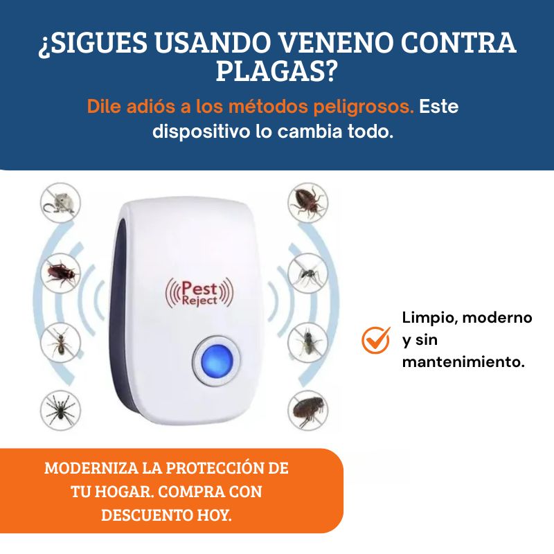 Repelente ultrasónico de plagas