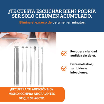 Kit Limpiador de Oídos Portátil