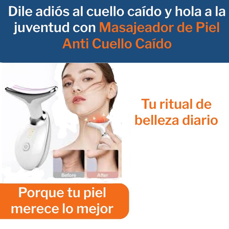 Masajeador de Piel Anti Cuello Caído