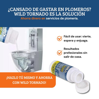 Destapa cañerías Wild Tornado