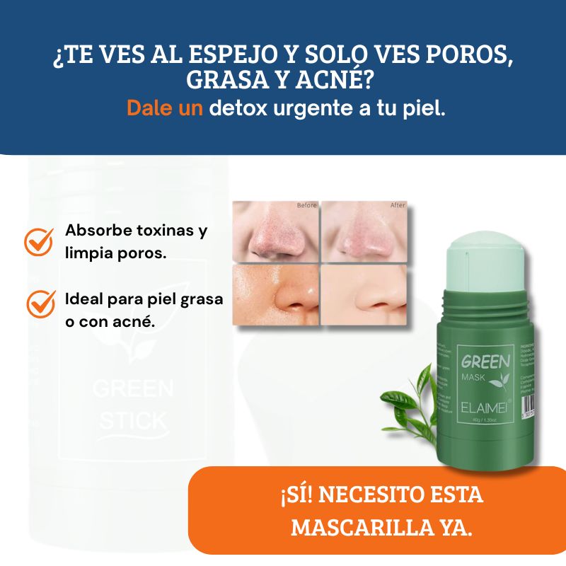 Mascarilla Verde Detox