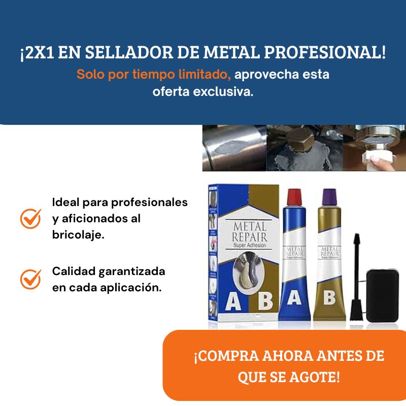 Sellador de Metal Profesional 2x1