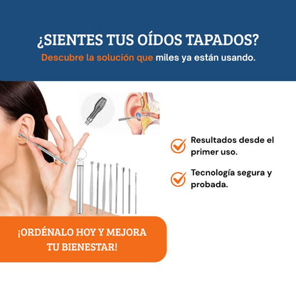 Kit Limpiador de Oídos Portátil