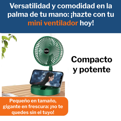 Mini Ventilador Plegable Portátil