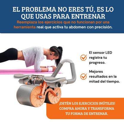 Rueda Abdominal Doble Antirrebote