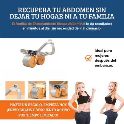 Rueda Abdominal Doble Antirrebote