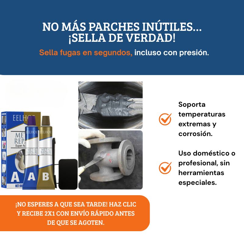 Sellador de Metal Profesional 2x1