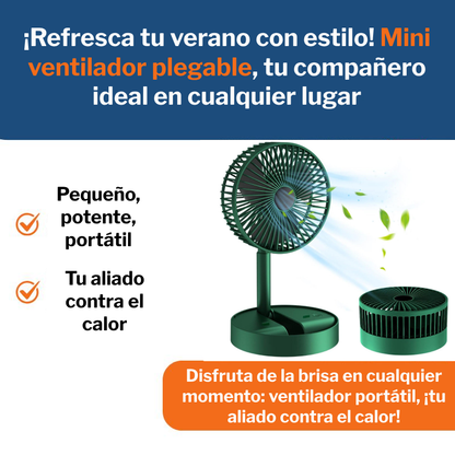 Mini Ventilador Plegable Portátil