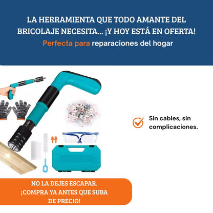 PISTOLA REMACHADORA DE CLAVOS PROFESIONAL