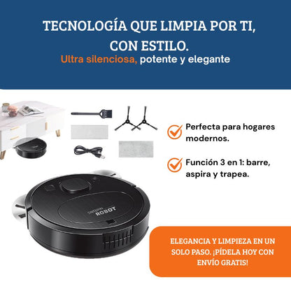 Aspiradora Robot 3 en 1