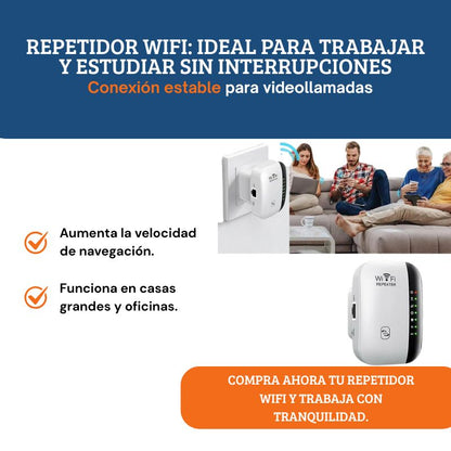 Repetidor WiFi G de 300 Mbps