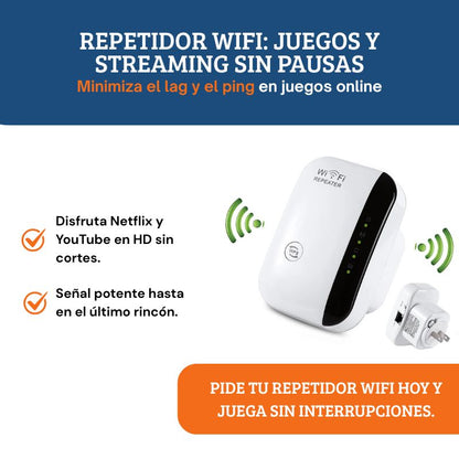 Repetidor WiFi G de 300 Mbps