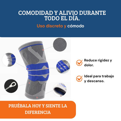 Rodillera ortopédica con soporte