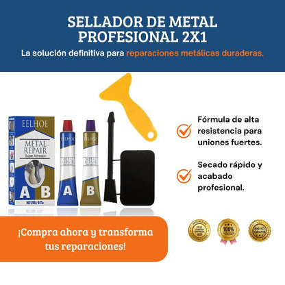 Sellador de Metal Profesional 2x1